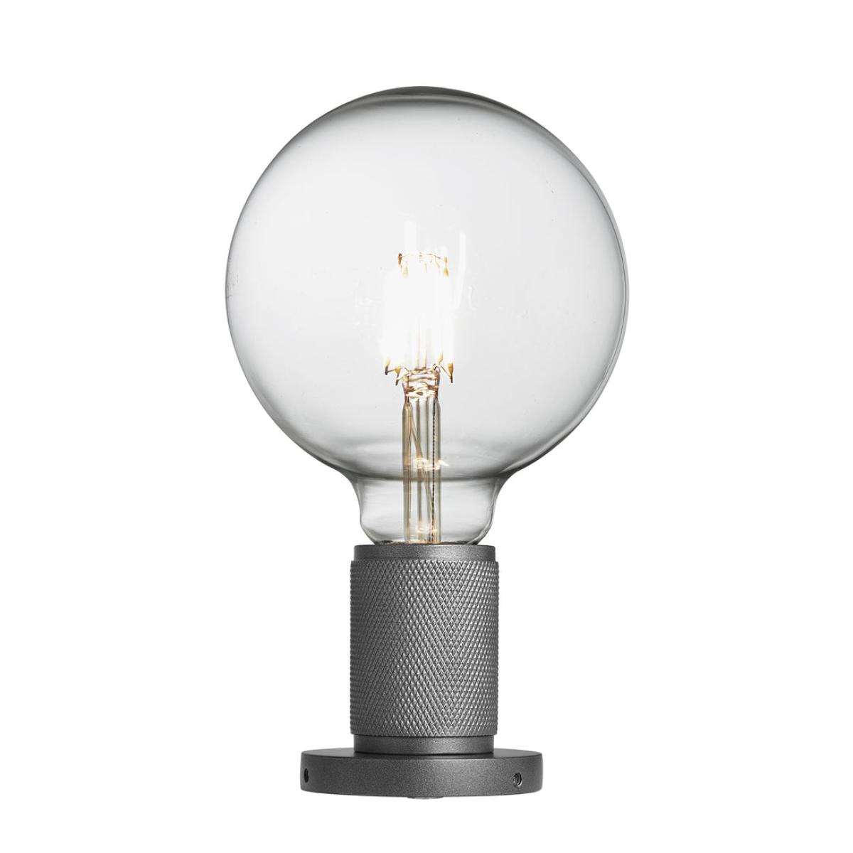 Industville Knurled Edison Spotlight Light in Pewter – image 2