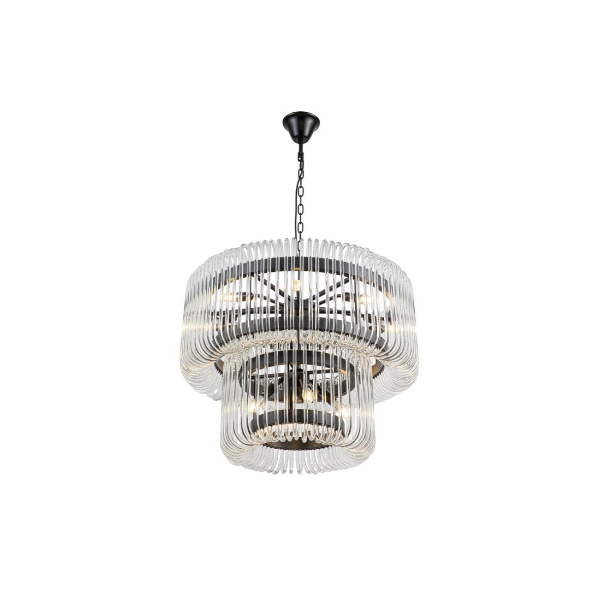 Liang & Eimil Mist Tall Pendant Lamp - Matt Black – image 2
