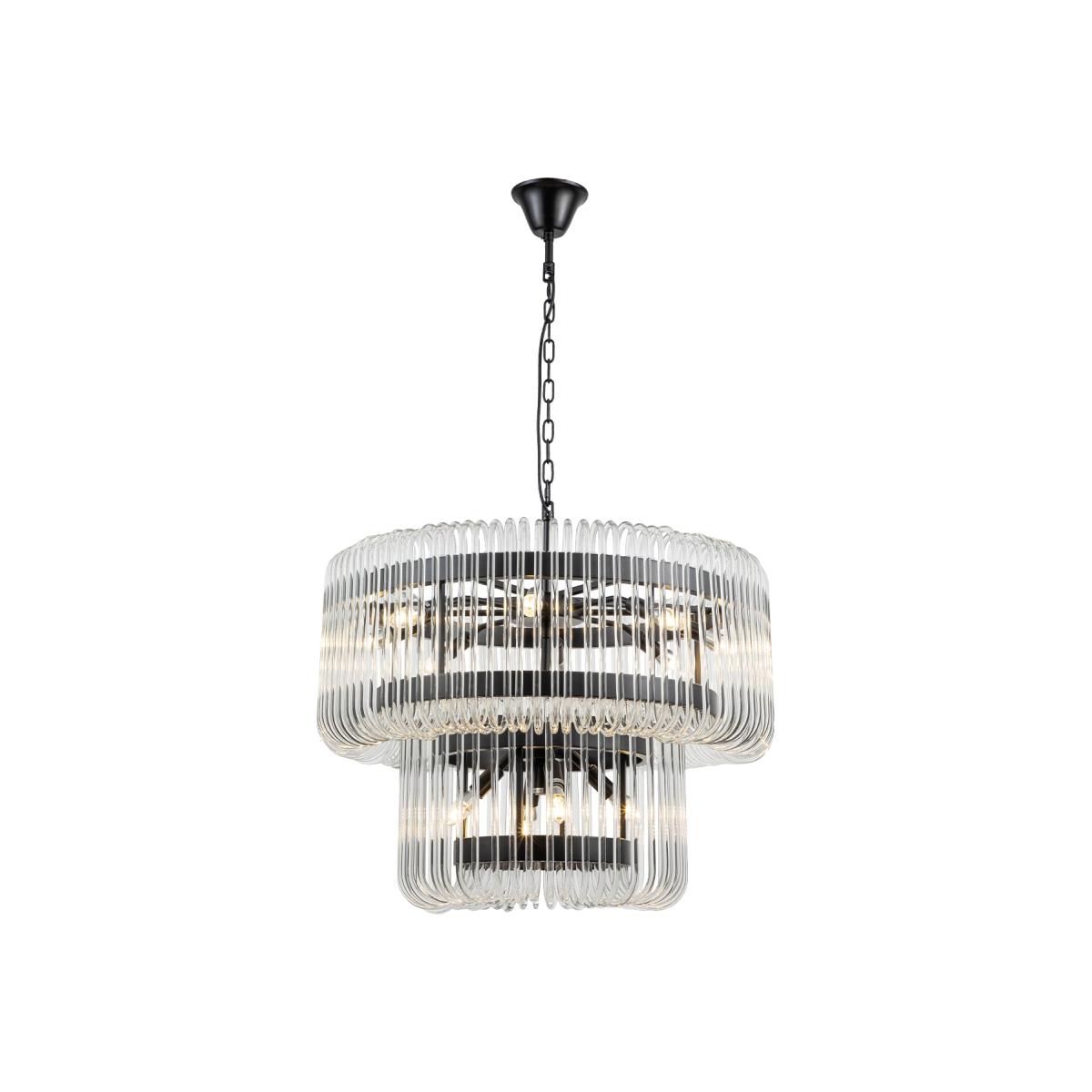 Liang & Eimil Mist Tall Pendant Lamp - Matt Black – image 1