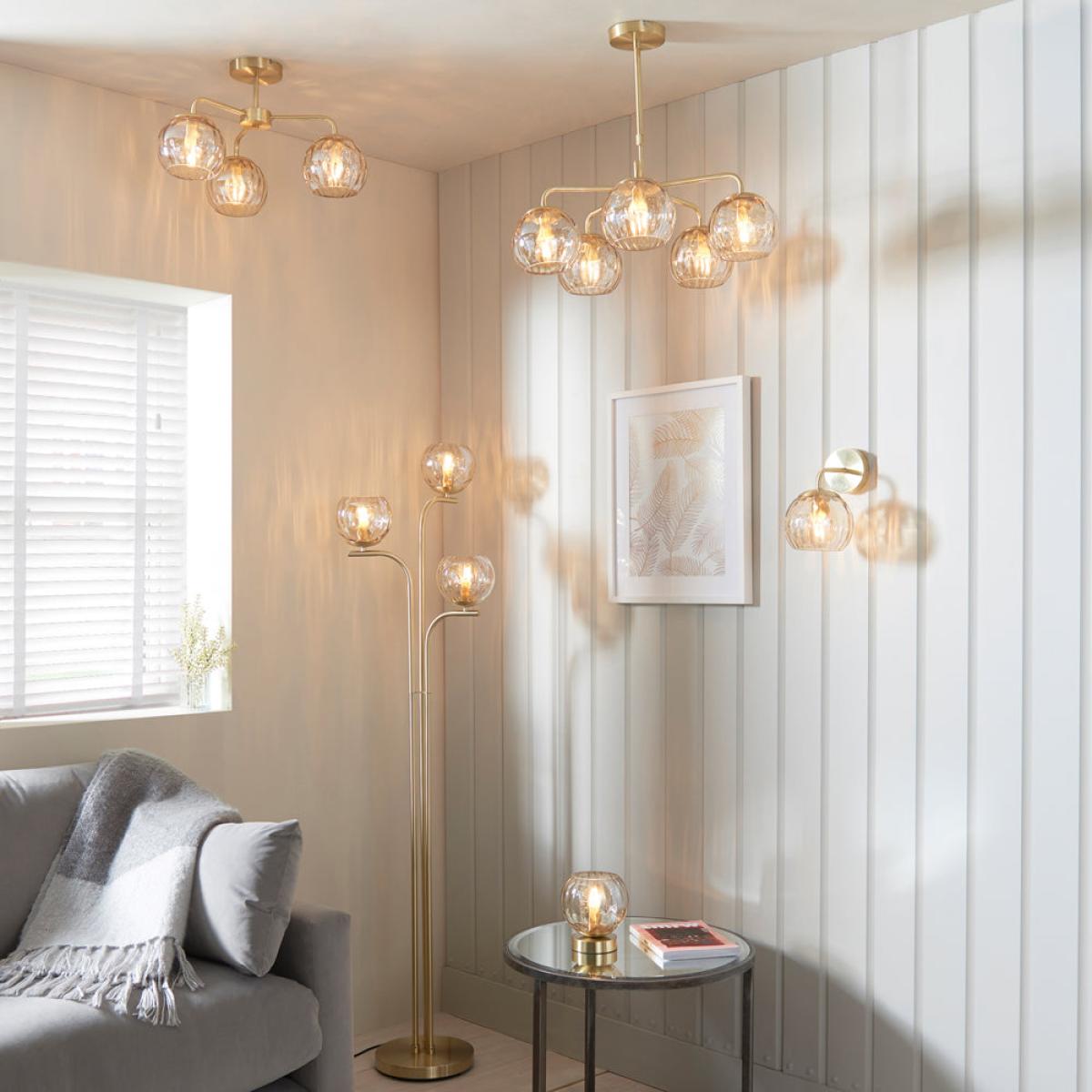 Gallery Interiors Dimple 3 Ceiling Light – image 3