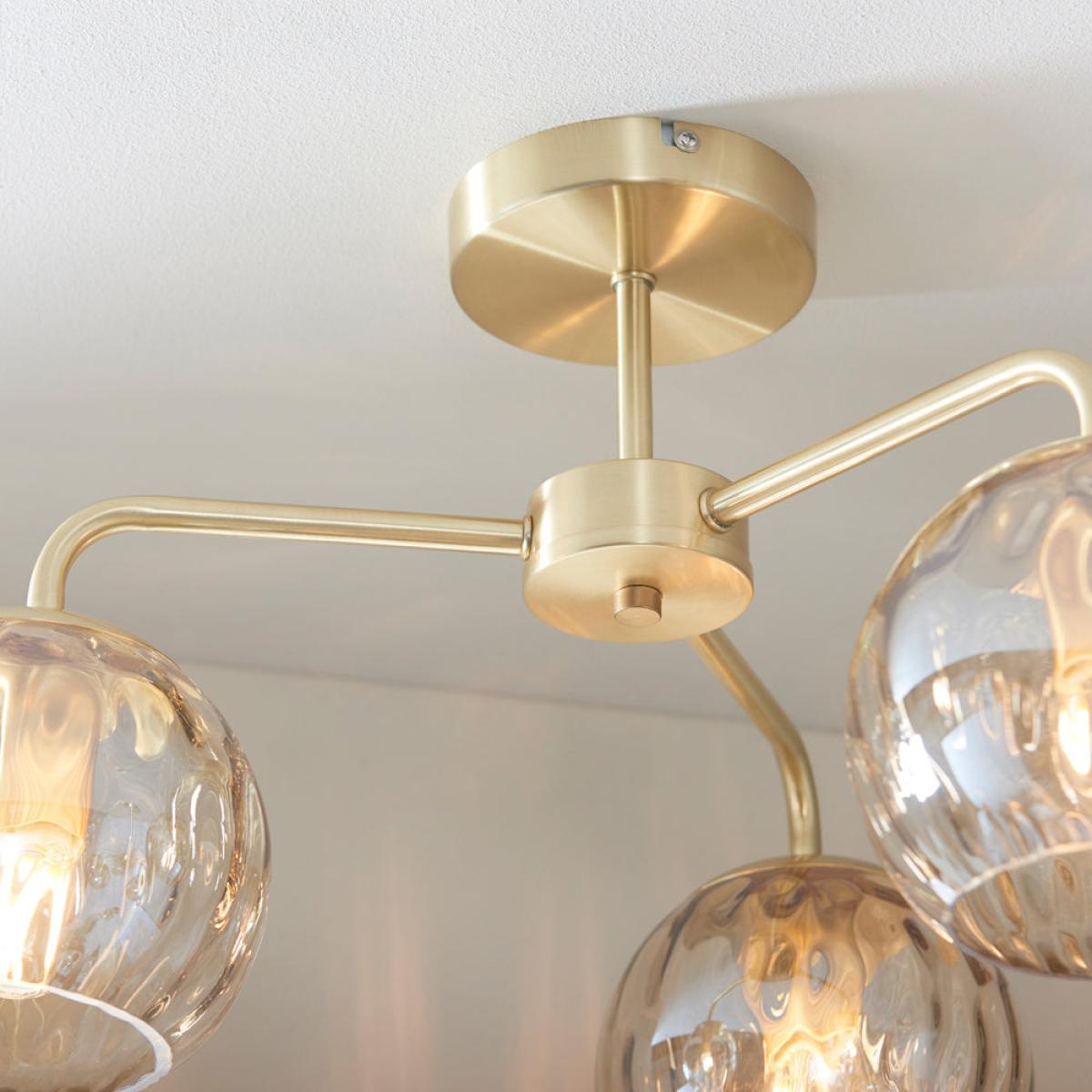 Gallery Interiors Dimple 3 Ceiling Light – image 5