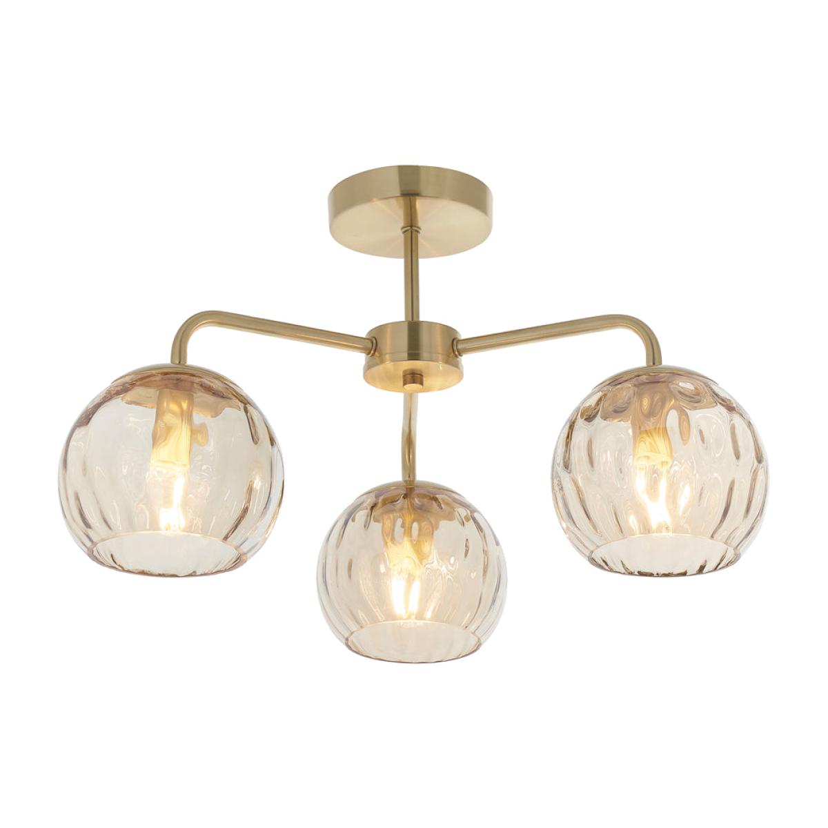 Gallery Interiors Dimple 3 Ceiling Light – image 1