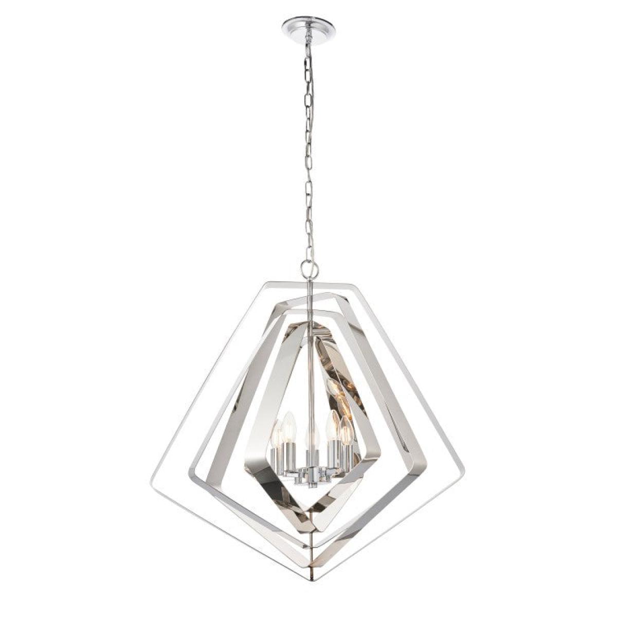 Gallery Direct Riona Pendant Light / Silver / 5 – image 2