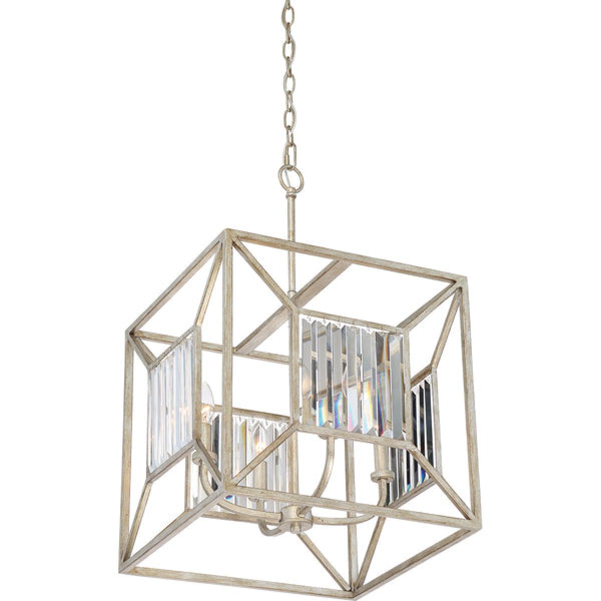 Elstead Lakeside 4 Light Pendant Vintage Gold Style B – image 2