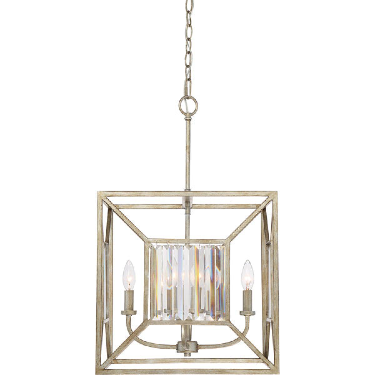 Elstead Lakeside 4 Light Pendant Vintage Gold Style B – image 3