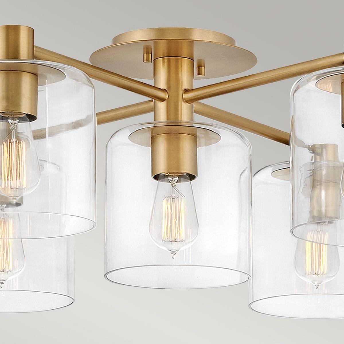 Quintiesse Axel 5 Light Semiflush Mount – image 8