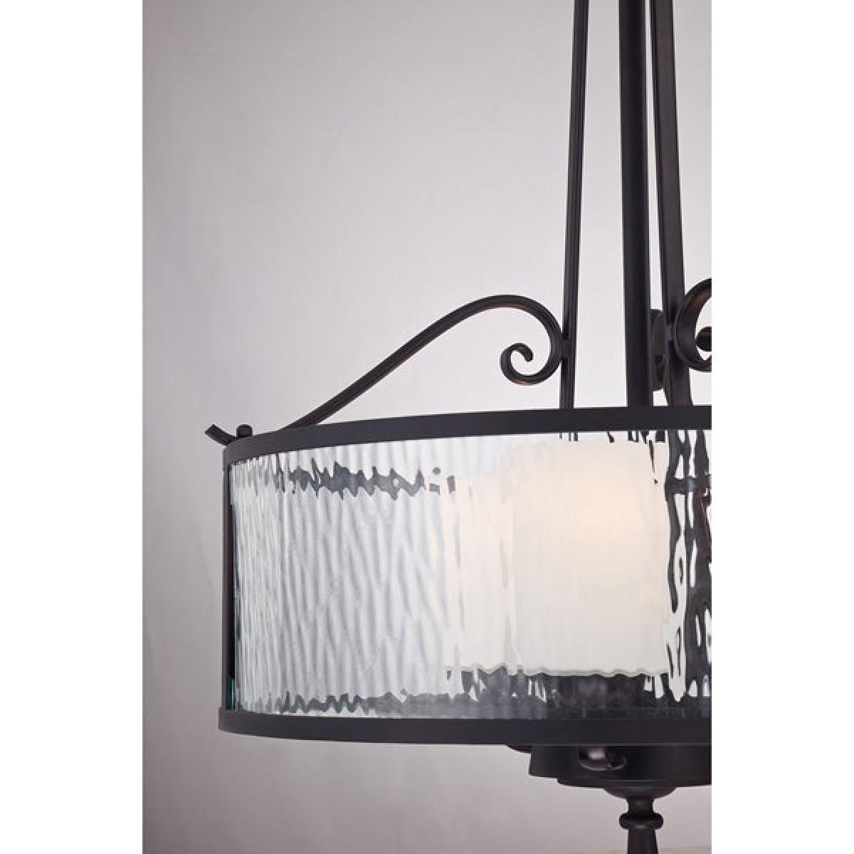 Elstead Adonis 3 Light Pendant Dark Cherry – image 5