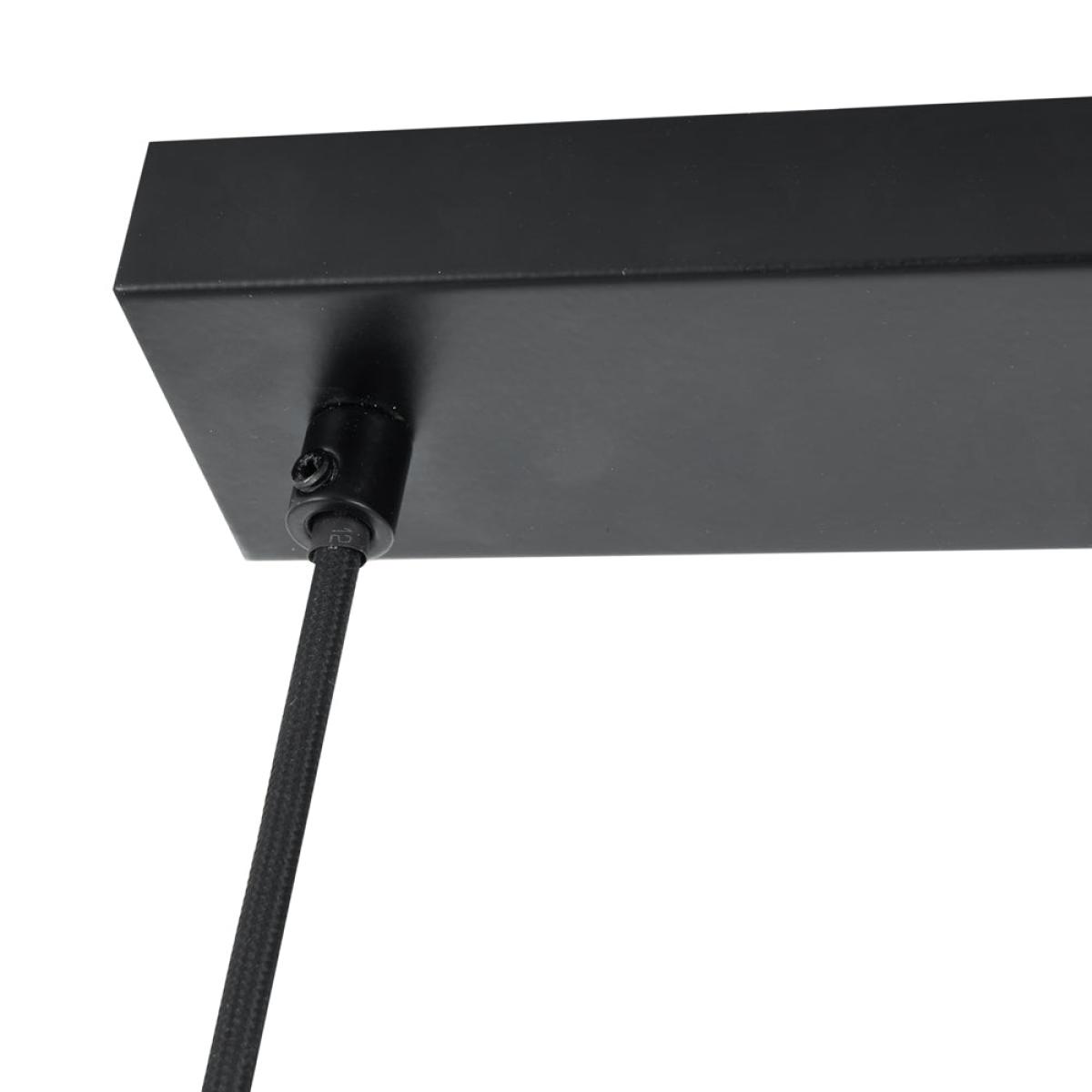 Olivia's Serena Pendant in Smoke Glass and Black Metal – image 4