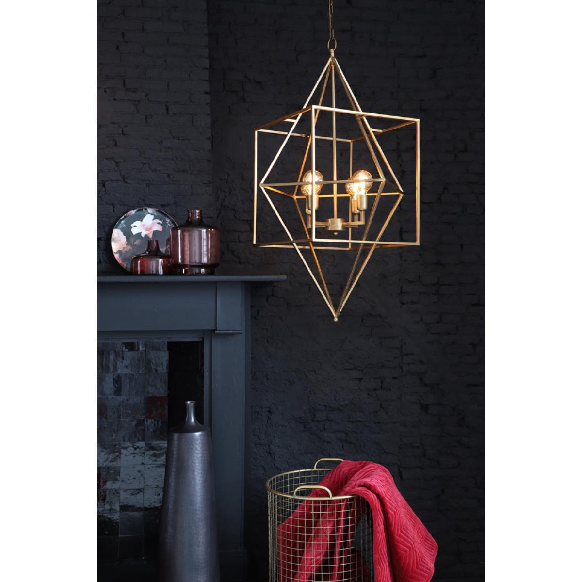 Light & Living Drizella 4 Lamp Pendant Gold – image 3