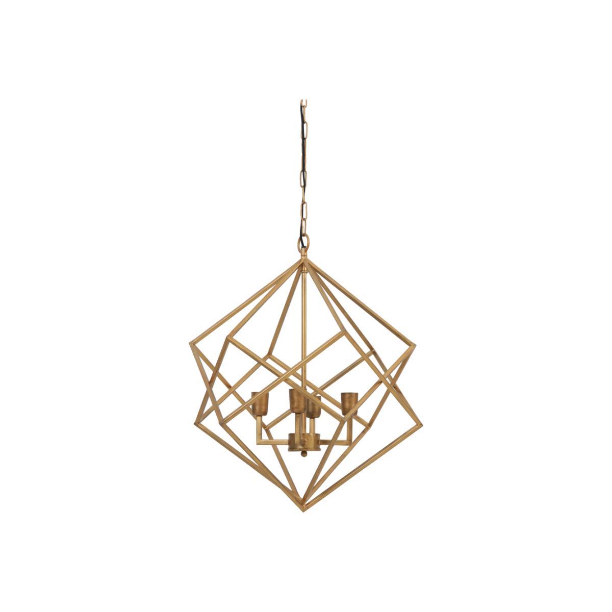 Light & Living Drizella 4 Lamp Pendant Gold – image 1
