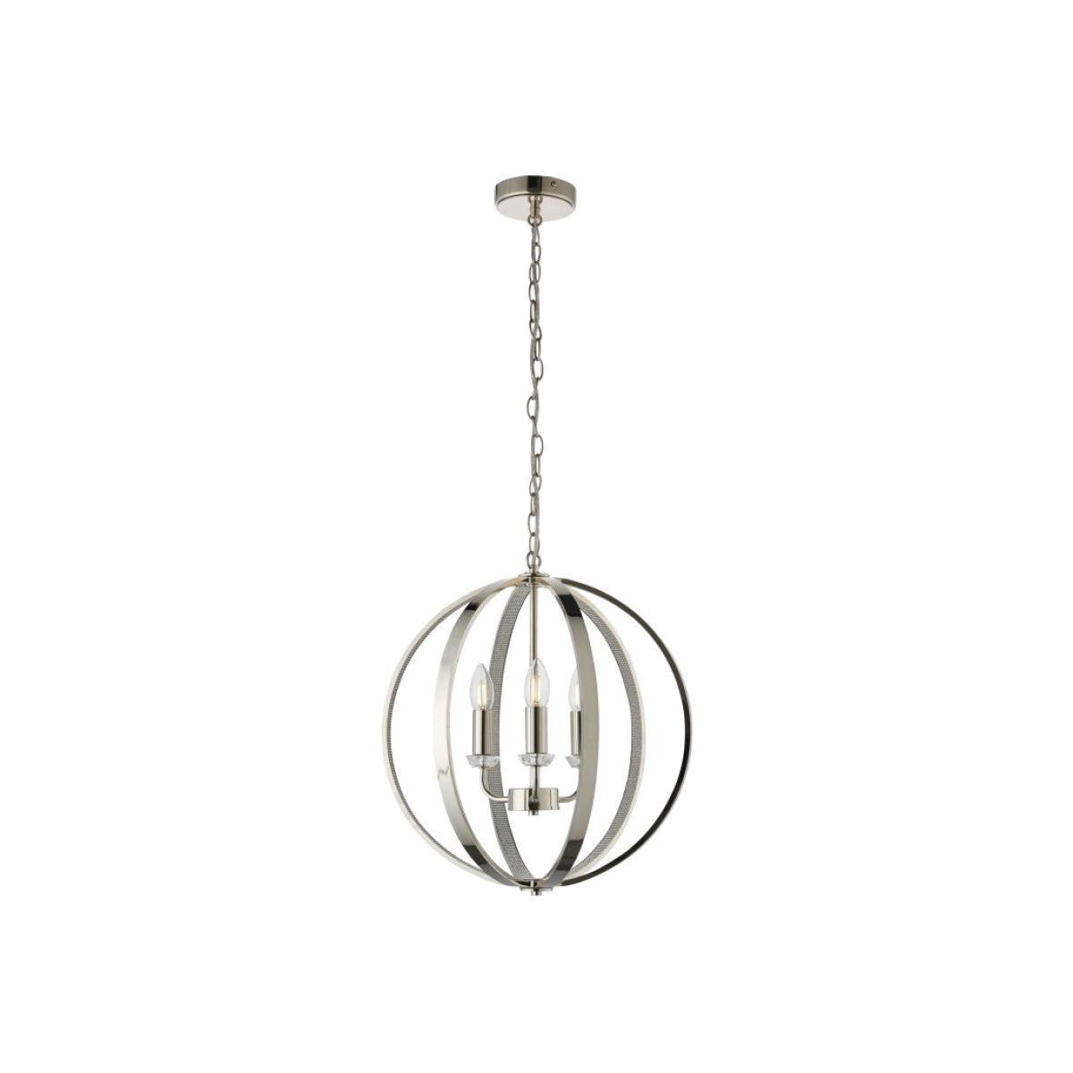 Gallery Direct Ritz 6 Silver Pendant Light | Outlet / Silver / 6 – image 1