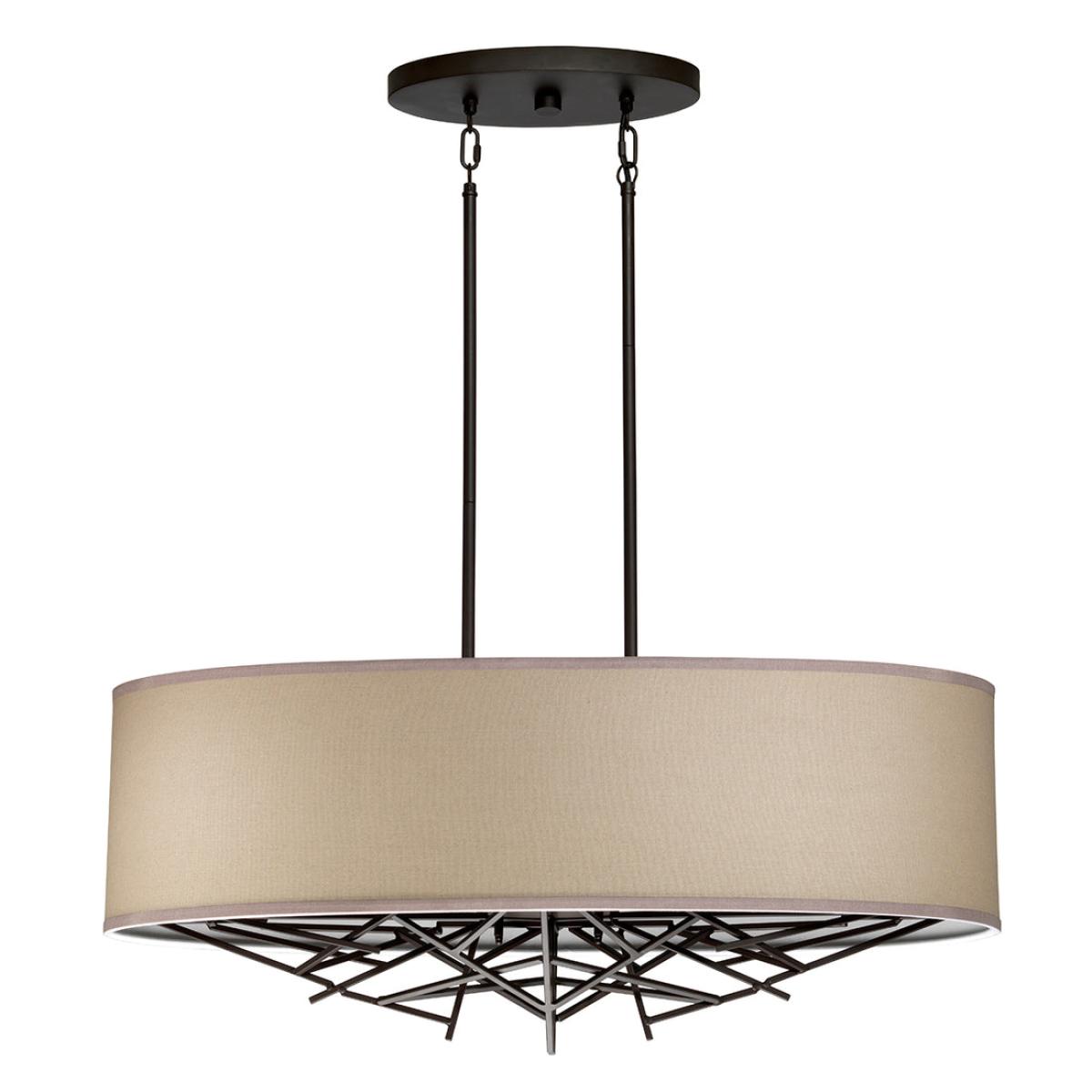 Elstead Lighting Taiko 5 Light Island Pendant Light in Bronze – image 3