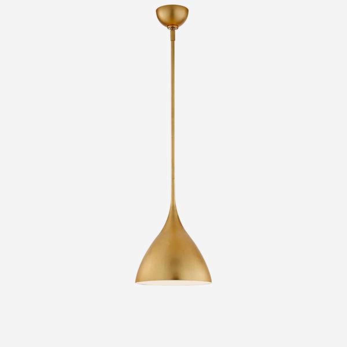 Andrew Martin Agnes Medium Pendant Light Gild / White Interior