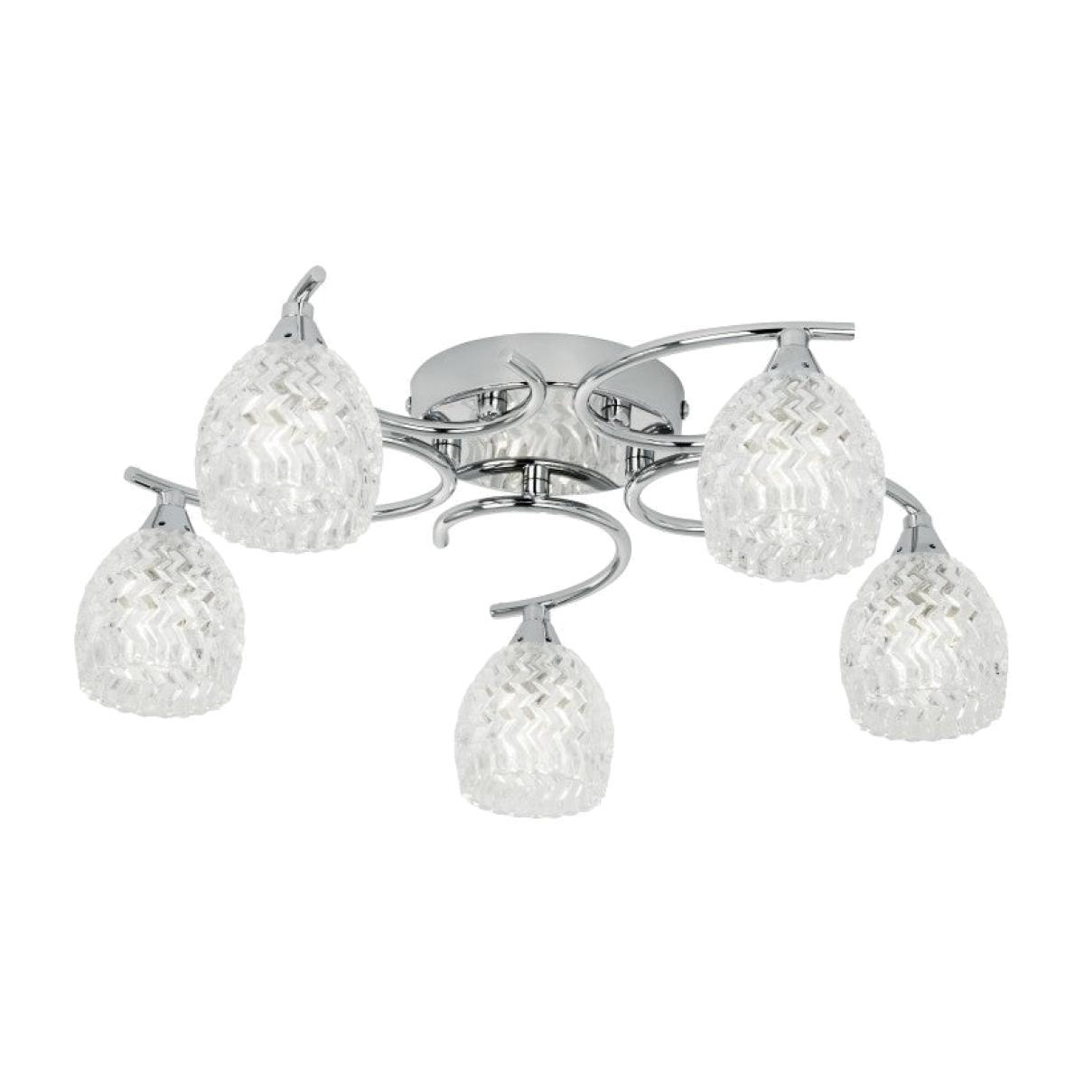 Gallery Direct Boyer Ceiling Light 5 Arm Chrome