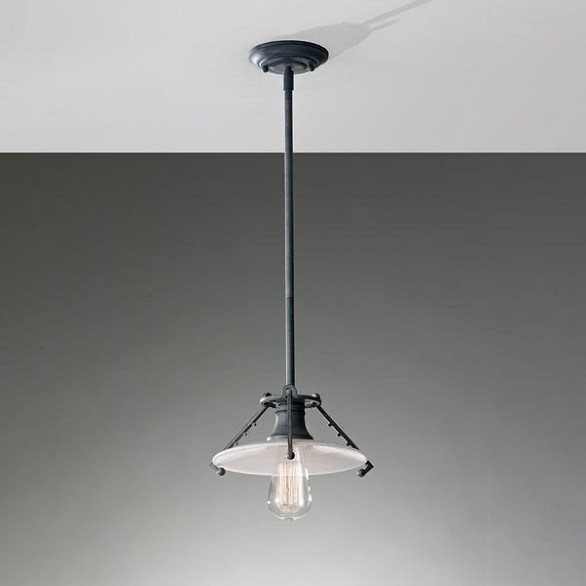 Elstead Feiss Urban Renewal 1 Light Pendant Weathered Zinc – image 2