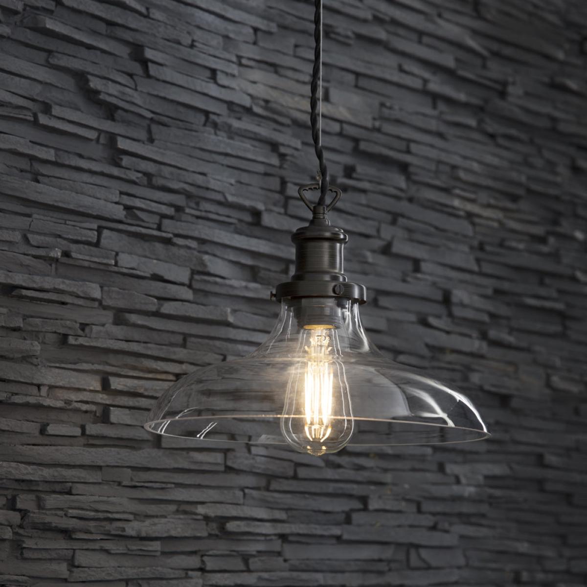 Garden Trading Hoxton Large Pendant Light in Antique Bronze – image 1