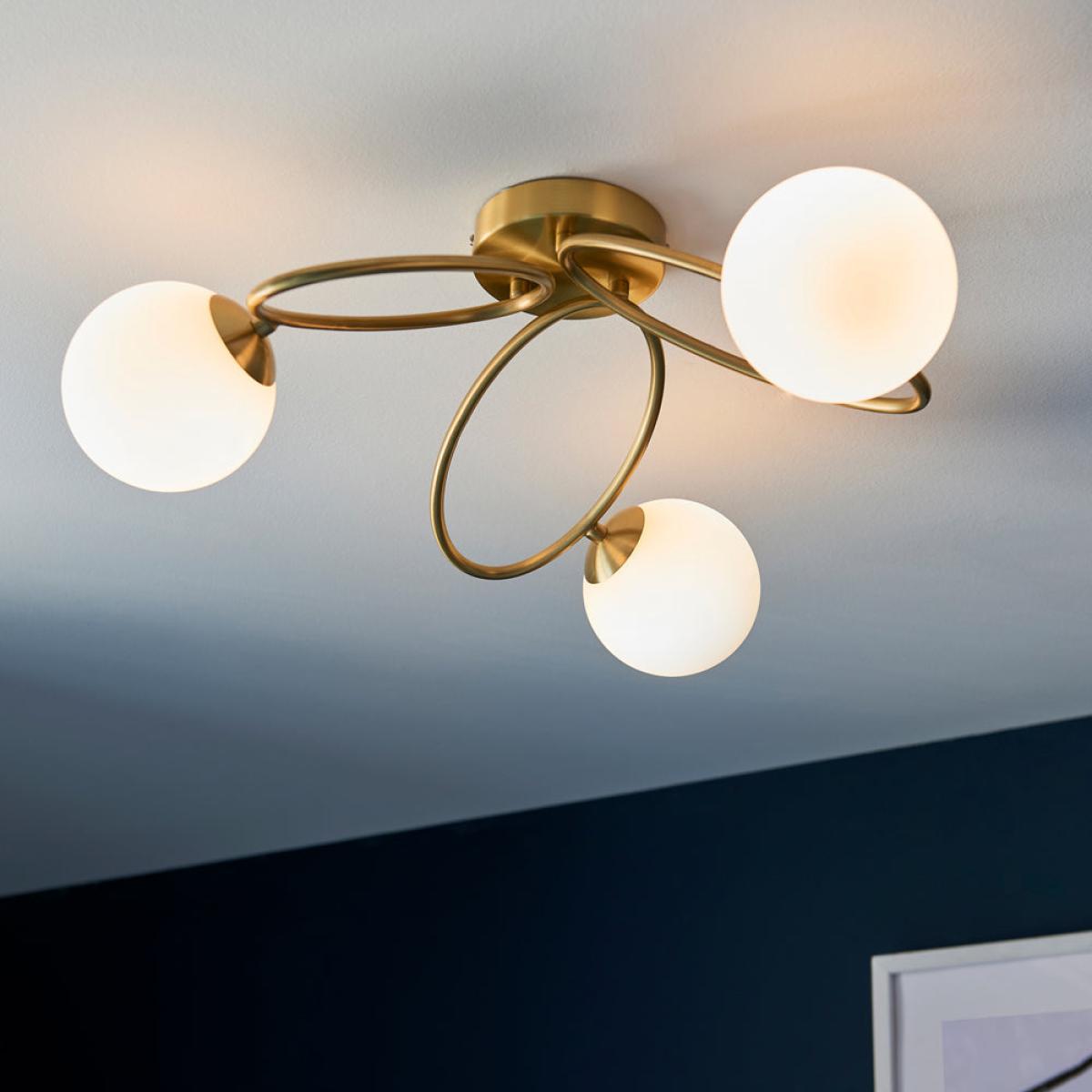 Gallery Interiors Ellipse 3 Ceiling in Light Brass – image 2
