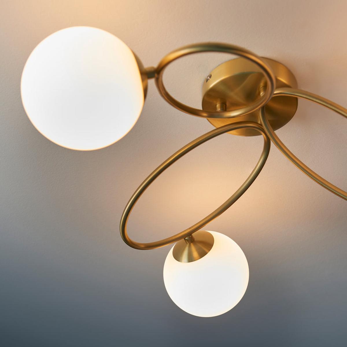 Gallery Interiors Ellipse 3 Ceiling in Light Brass – image 5