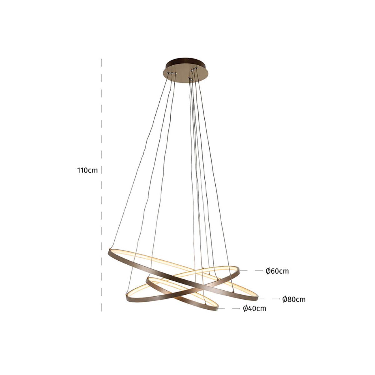 Richmond Amira Hanging Lamp in Gold – image 3