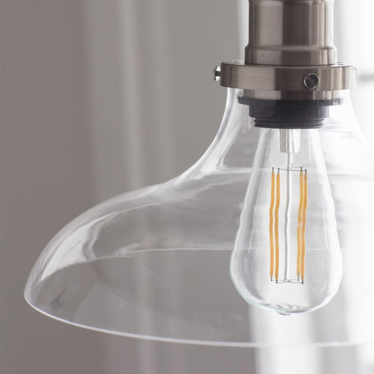 Garden Trading Hoxton Large Pendant Light in Satin Nickel – image 2