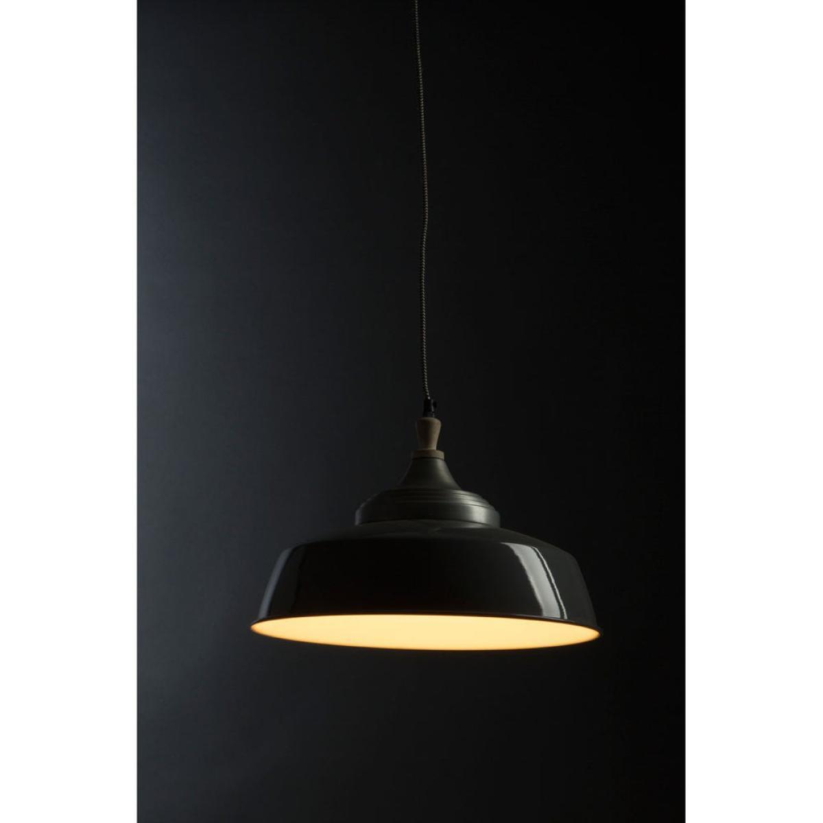 Olivia's Norway Bowl Pendant Light Dark Grey / Dark Grey / Small – image 3