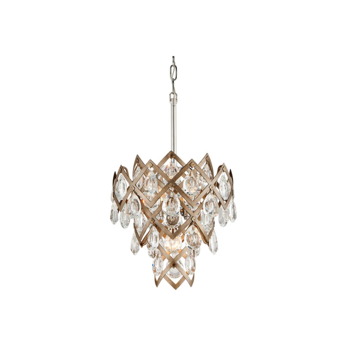 Hudson Valley Lighting Tiara Hand-Crafted Iron & Stainless 3lt Pendant
