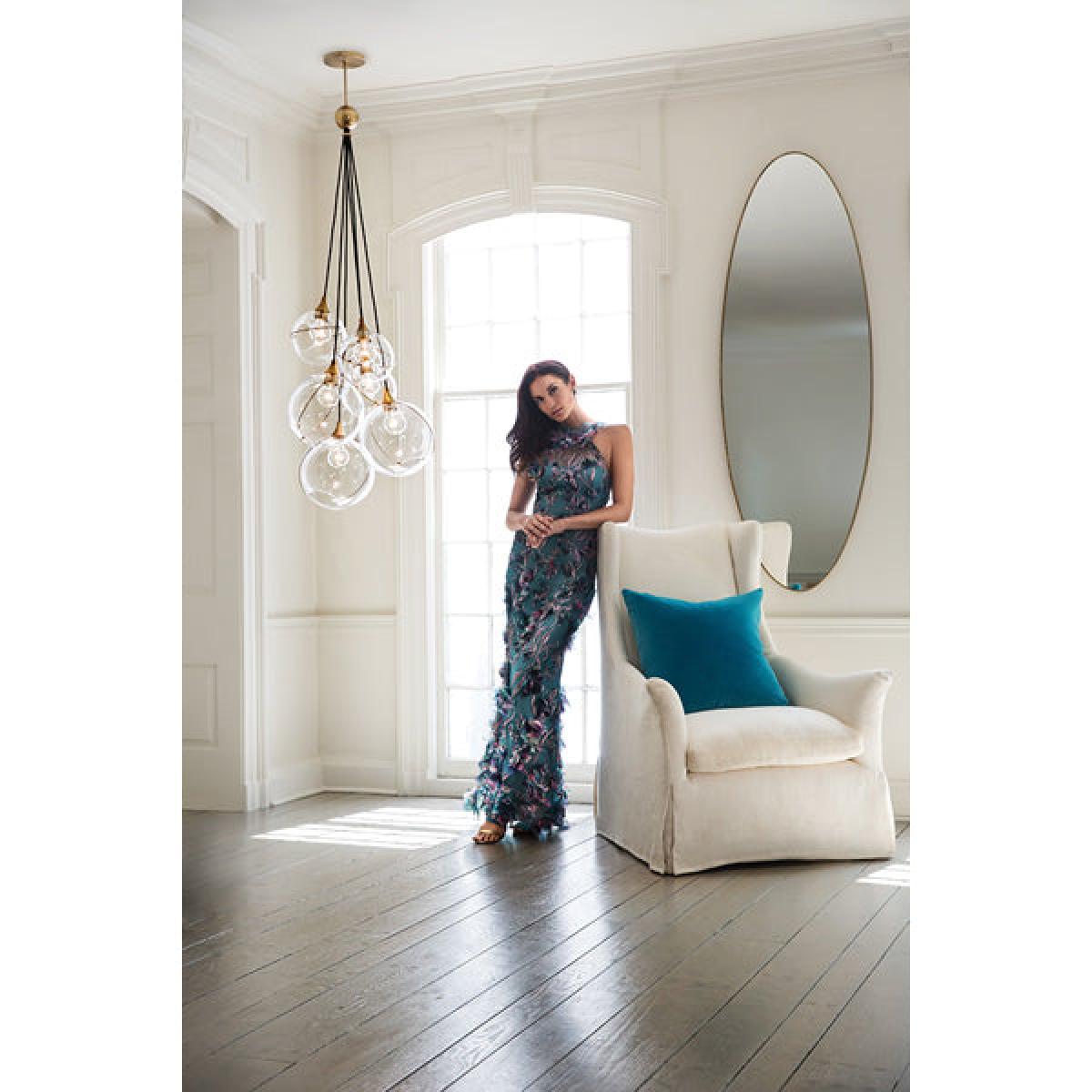 Quintessentiale Skye Heritage Brass 6 Light Pendant – image 3