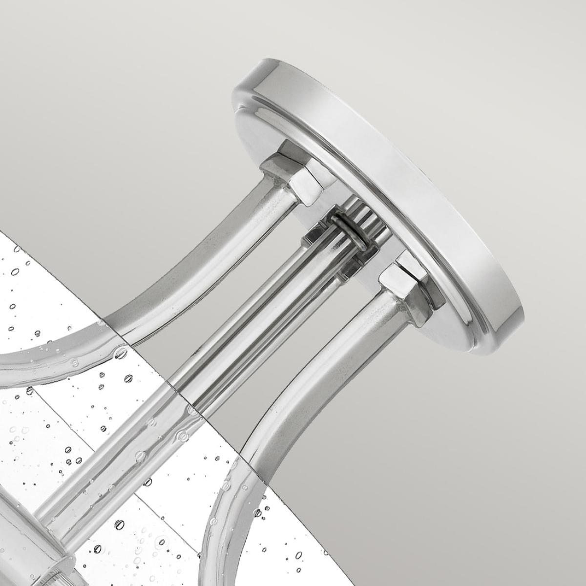 Quoizel Hollister 2 Light Semi-flush Mount Light in Polished Nickel – image 3