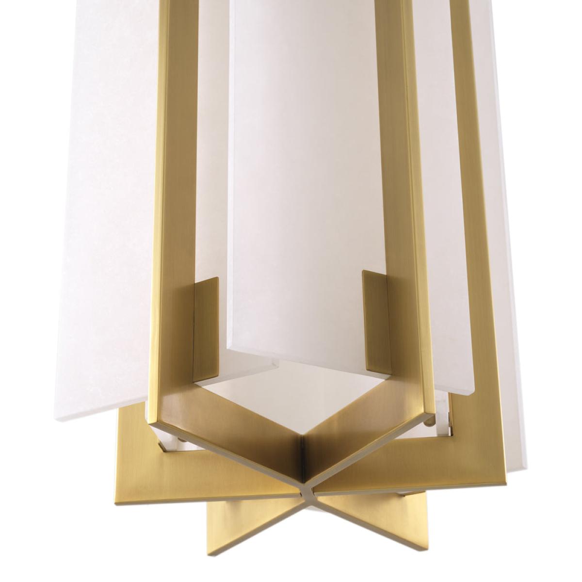 Eichholtz Lugano Chandelier in Antique Brass – image 4