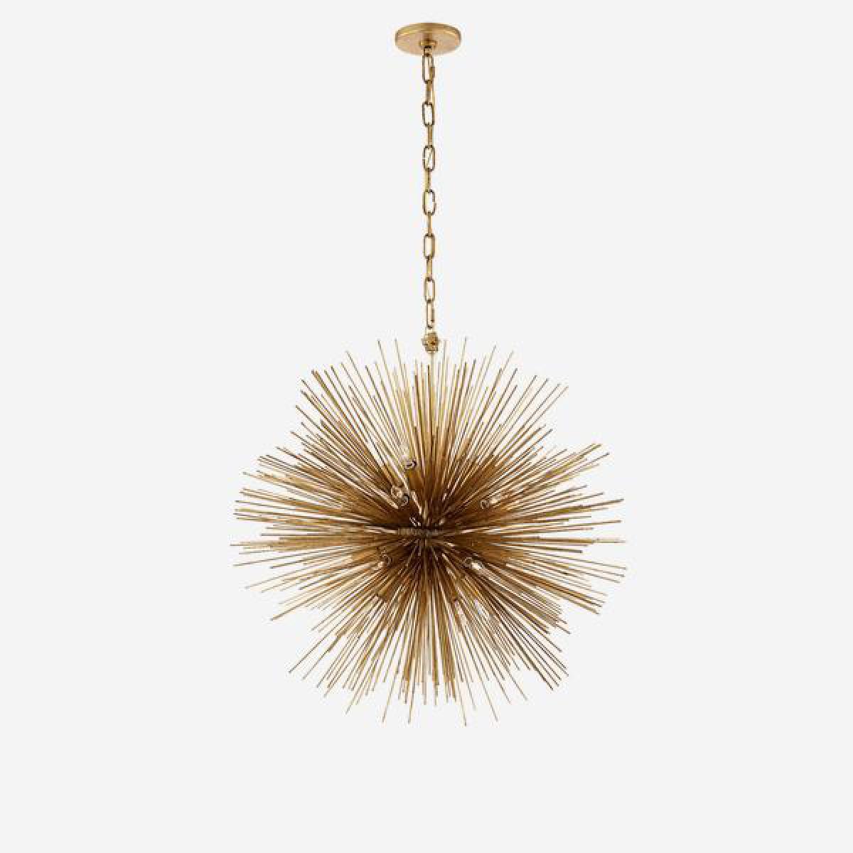 Andrew Martin Strada Round Pendant Light Gild Medium