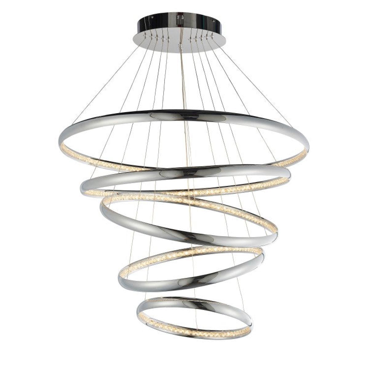 Gallery Direct Ozias Pendant Light / Chrome / Small – image 2