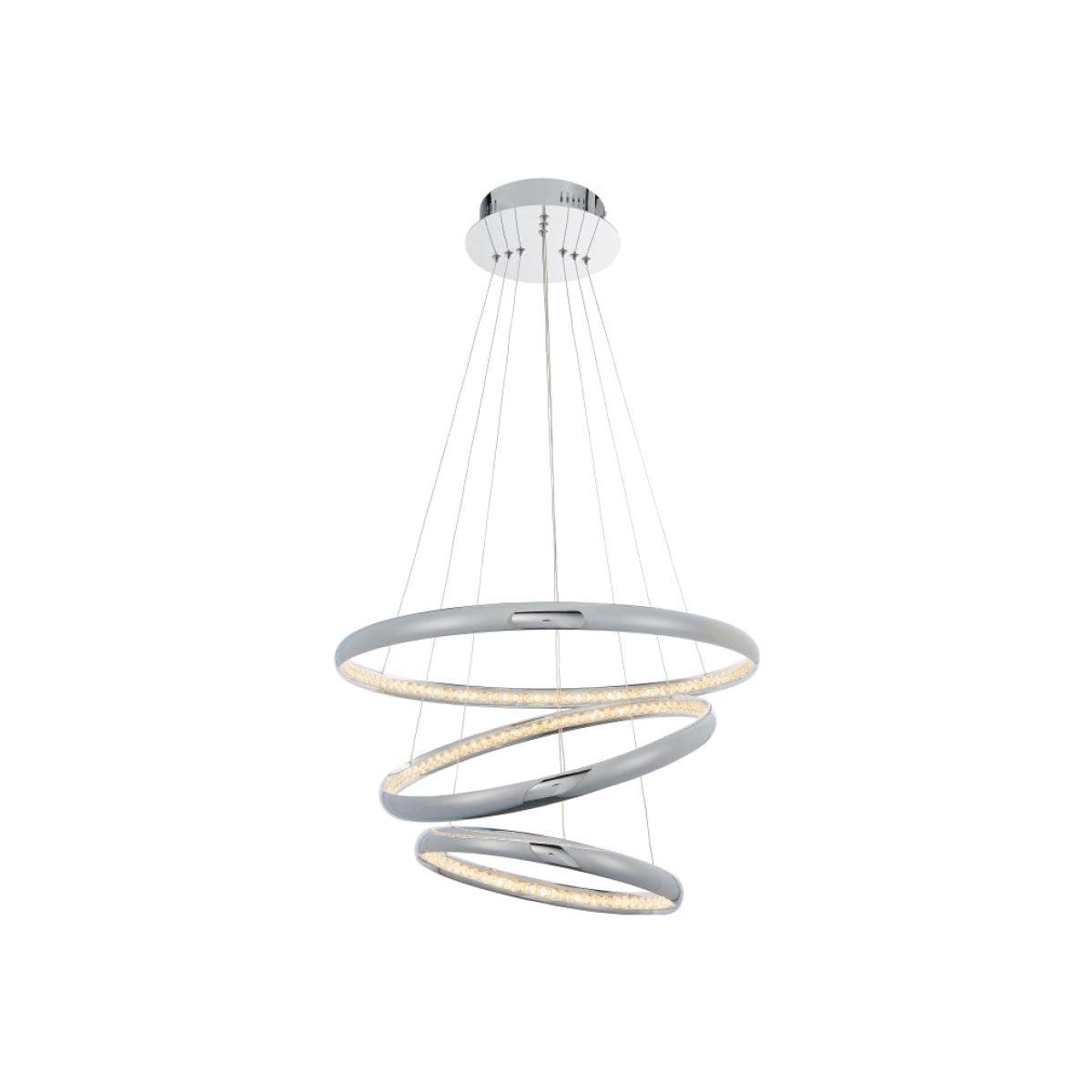 Gallery Direct Ozias Pendant Light / Chrome / Small – image 1