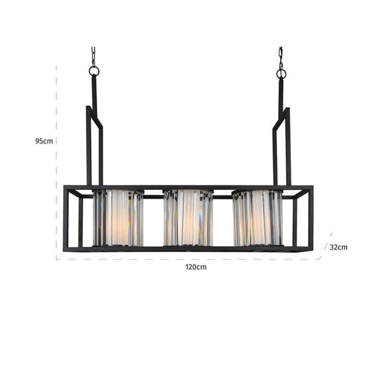 Richmond Blaze Black Pendant – image 3