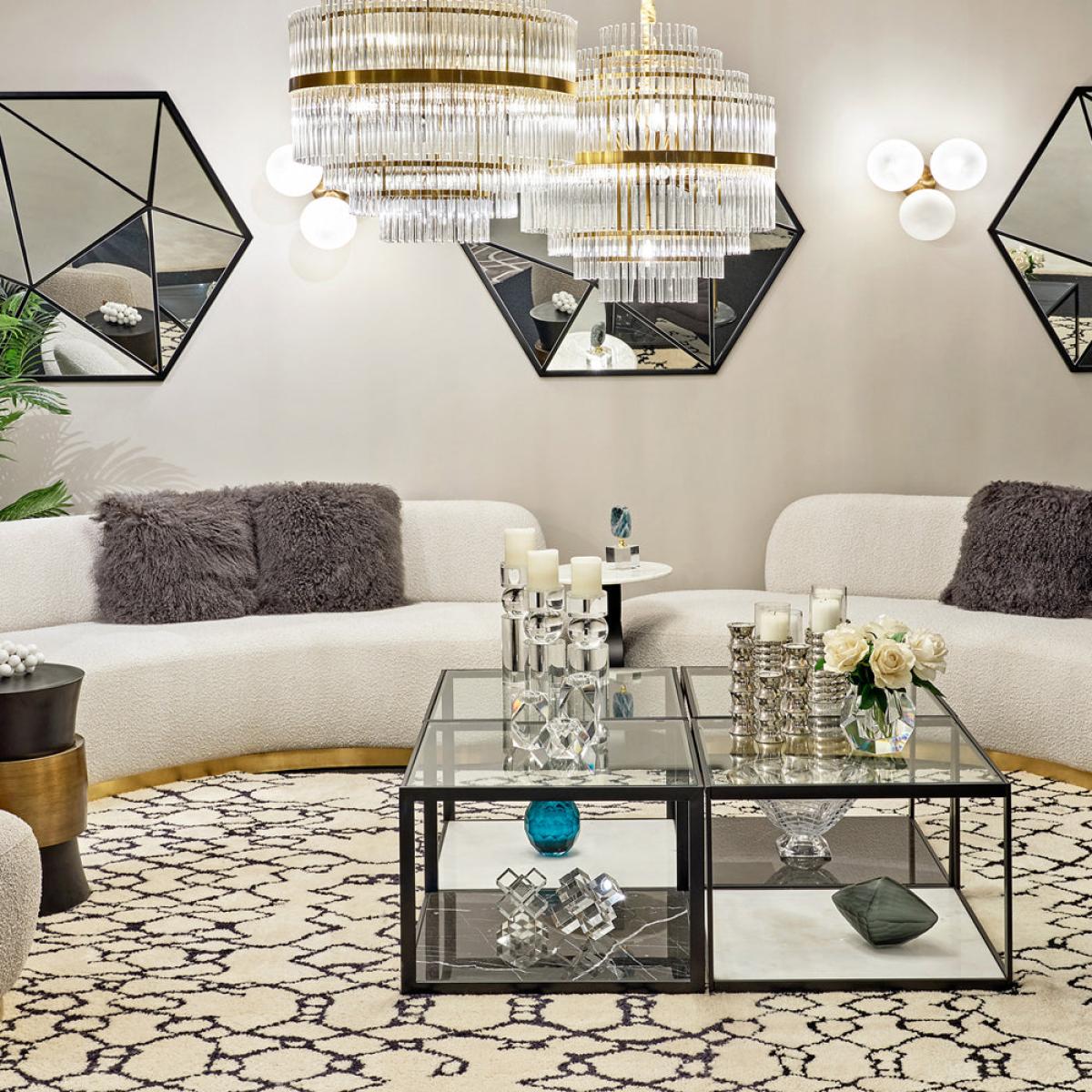 Liang & Eimil Gem Pendant Lamp Brass & Clear – image 2
