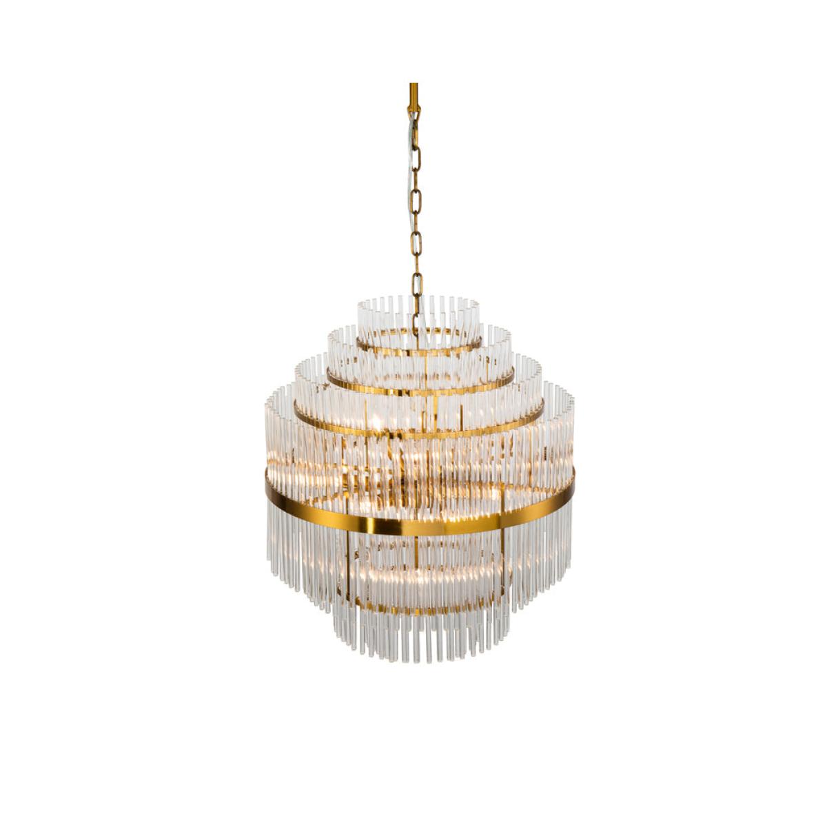 Liang & Eimil Gem Pendant Lamp Brass & Clear – image 3