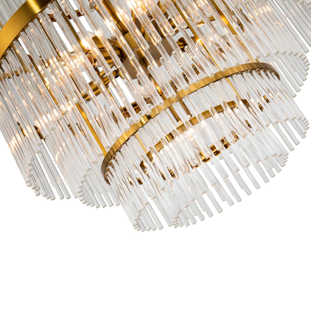 Liang & Eimil Gem Pendant Lamp Brass & Clear – image 5