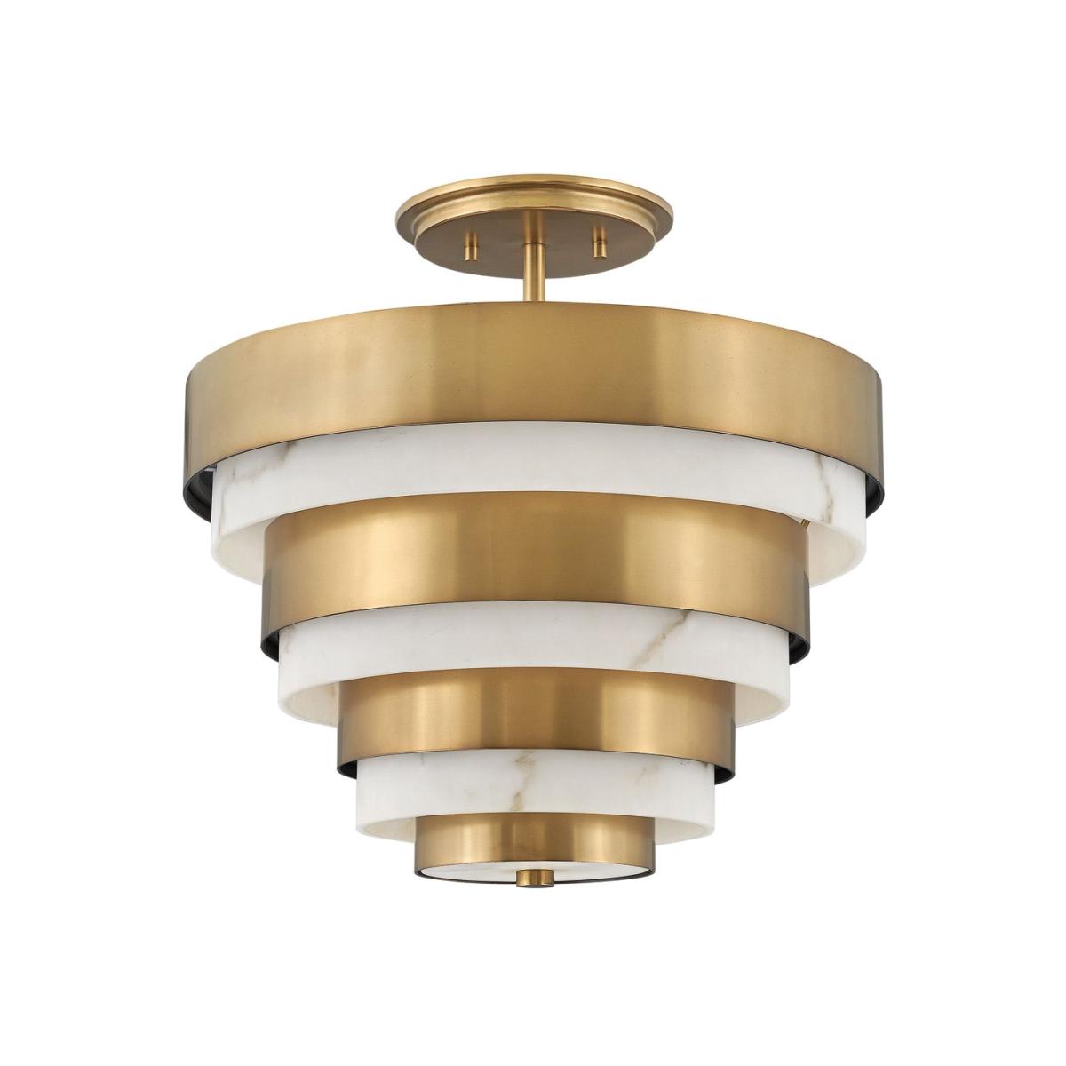 Quintiesse Echelon 3 Light Semiflush Mount – image 1