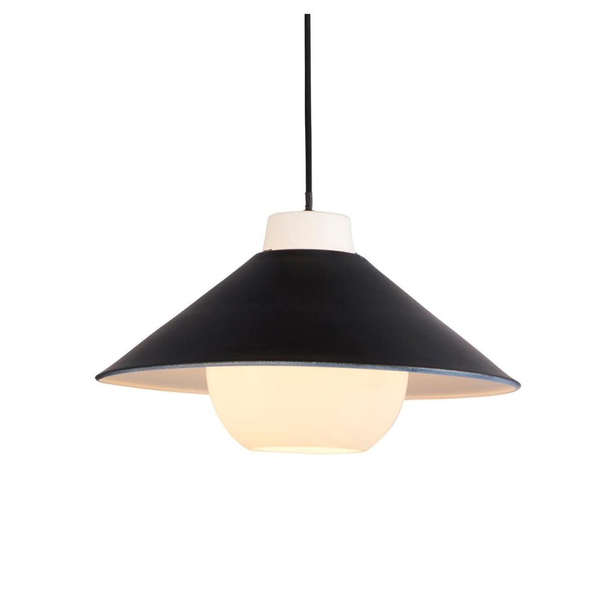 Olivia's Hallie Straight Pendant Light in Black – image 2