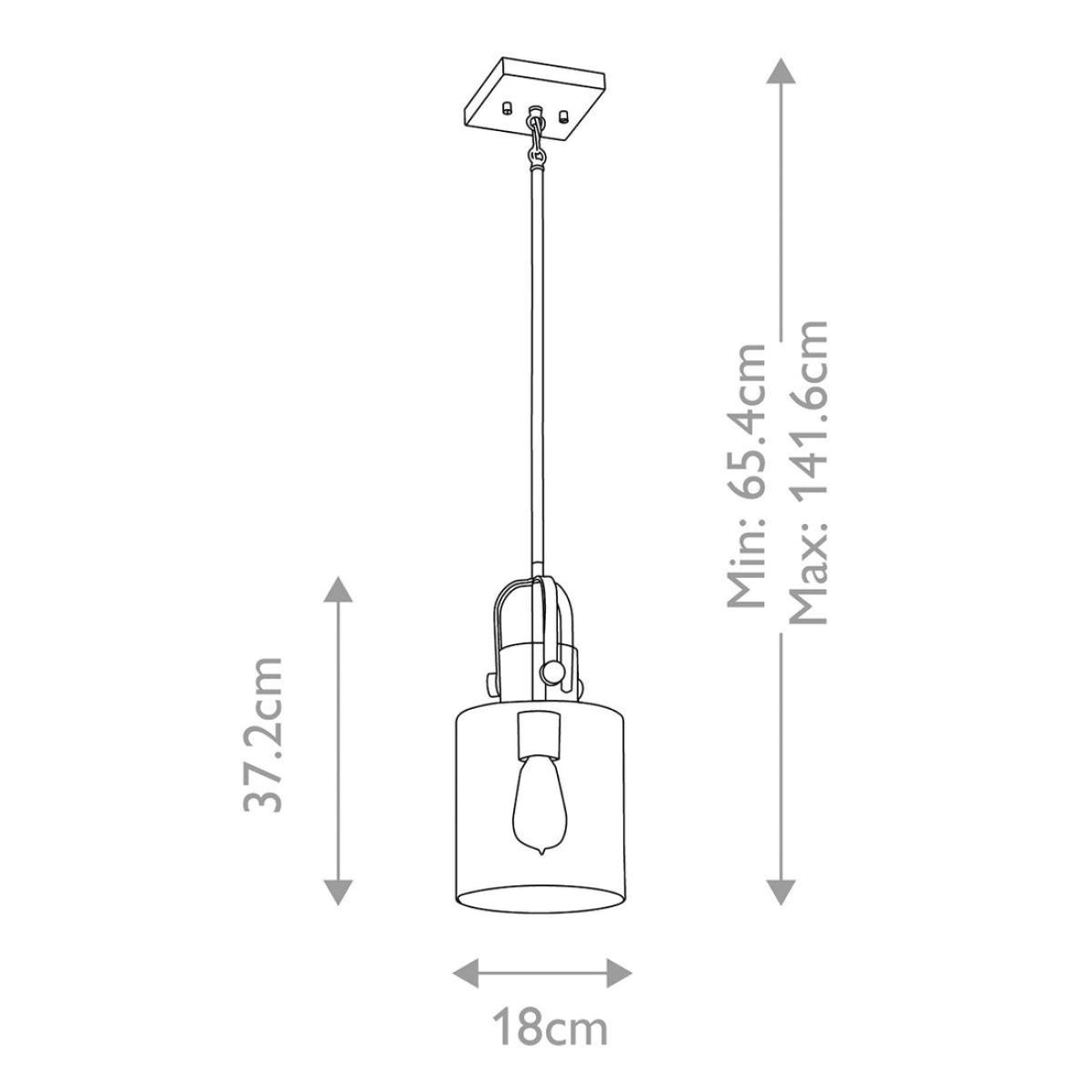 Quintiesse Kitner 1 Light Pendant – image 13