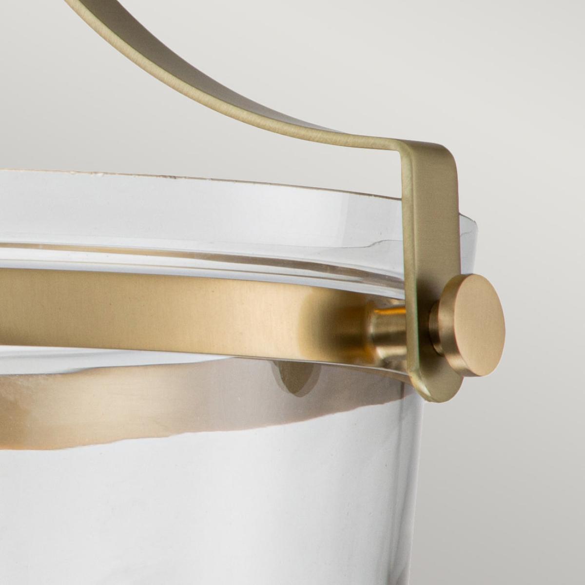 Quoizel Penn Station 1 Light Semi Flush Light in Brass – image 2