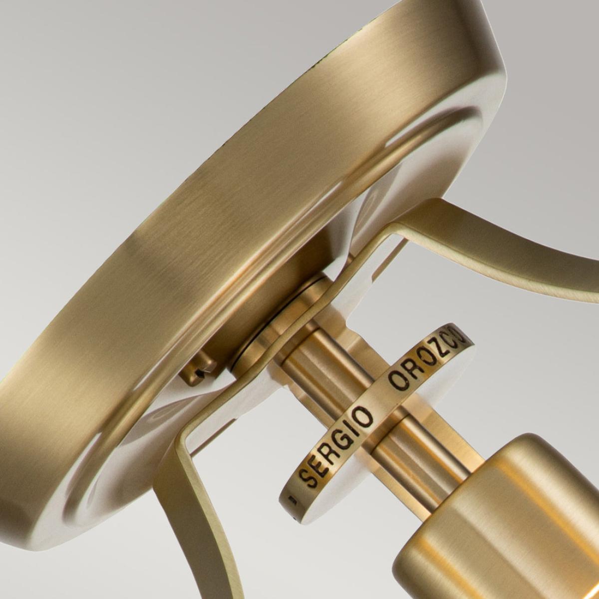 Quoizel Penn Station 1 Light Semi Flush Light in Brass – image 3
