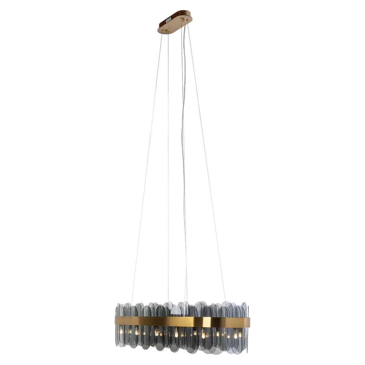 Richmond Interiors Julio Pendant Lamp in Brushed Gold – image 2