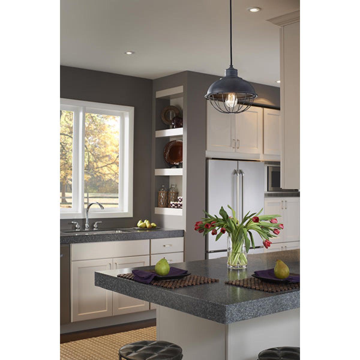 Elstead Urban Renewal 1 Pendant Light Antique Forged Iron – image 2