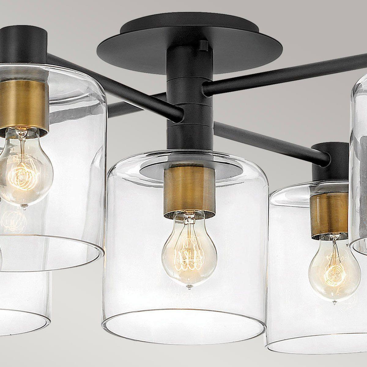 Quintiesse Axel 7 Light Semiflush Mount – image 4