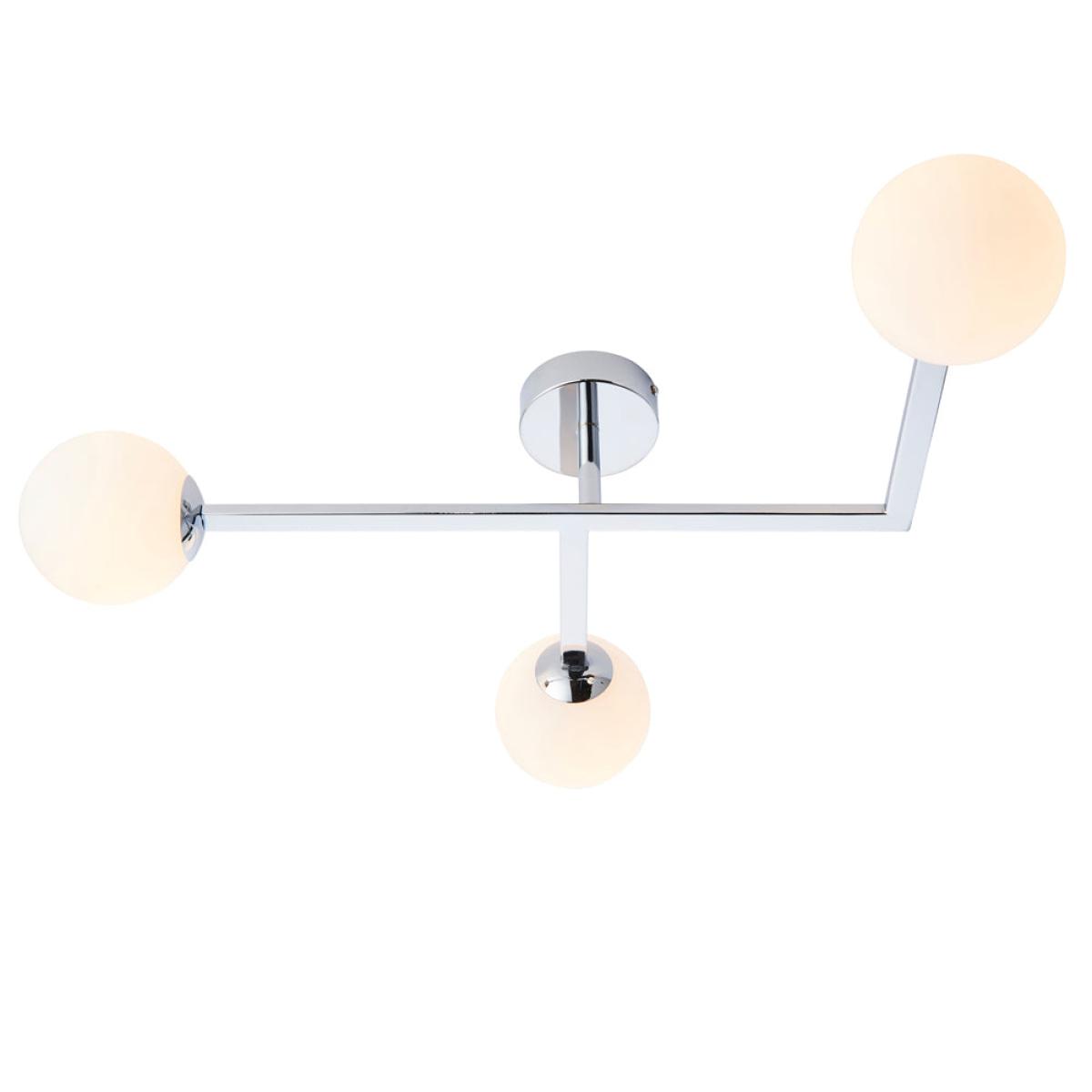 Olivia's Brooklyn Bathroom 3 Ceiling Light in Chrome – image 2