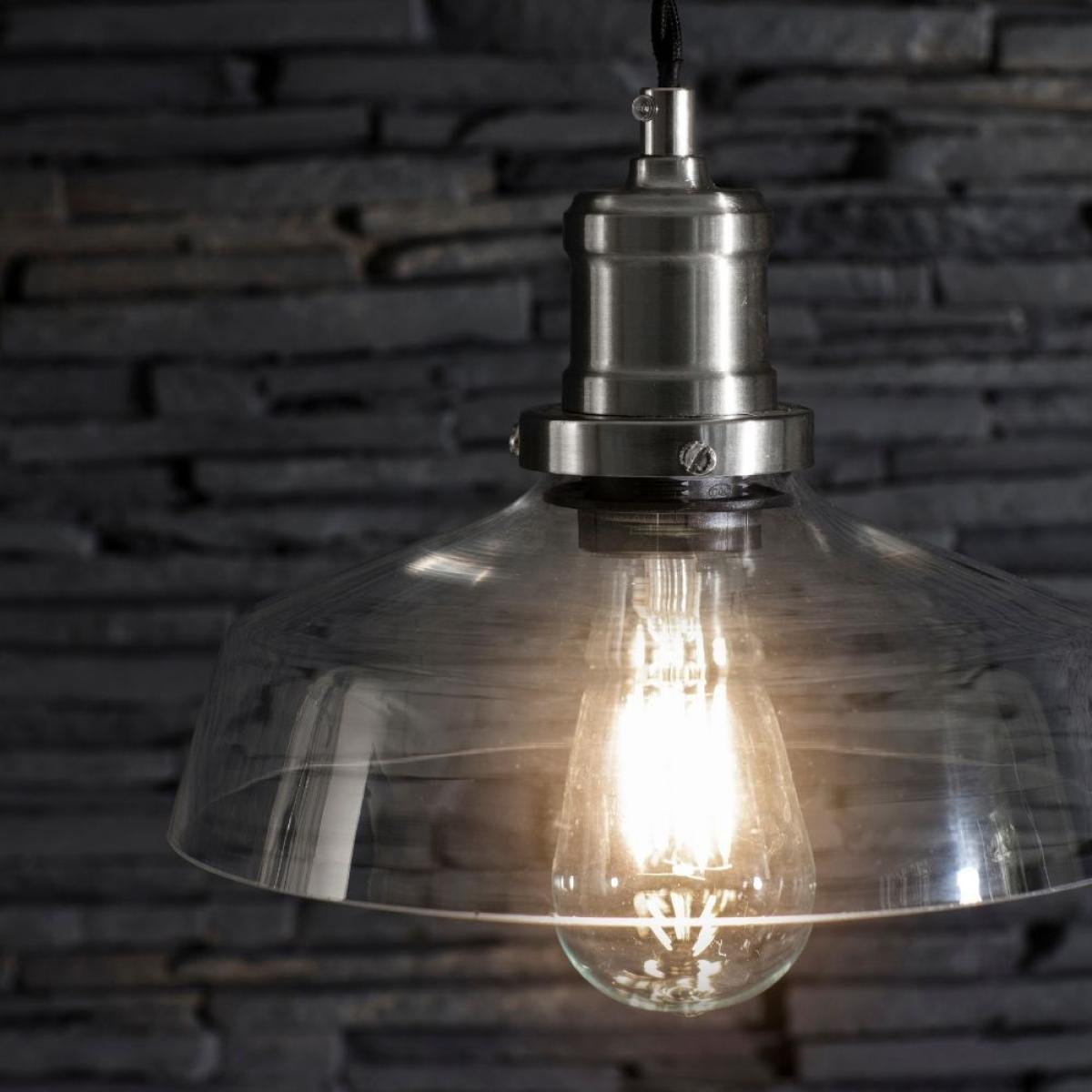 Garden Trading Hoxton Satin Nickel Pendant Light – image 2