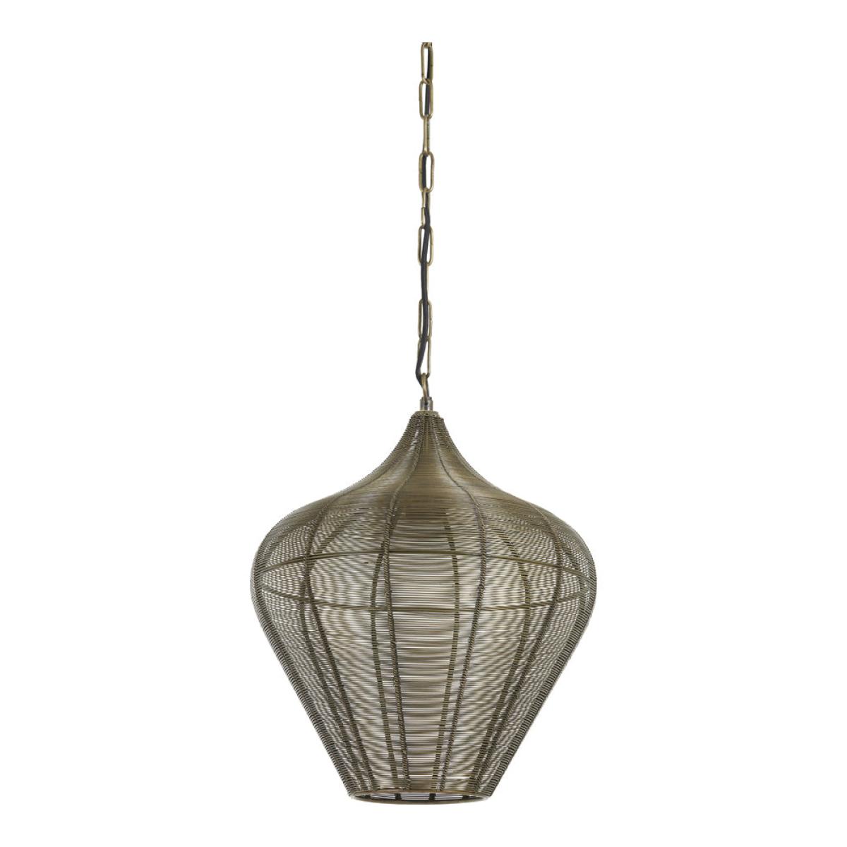 Light & Living Alvaro Pendant Antique Bronze - Discontinued / Large – image 2