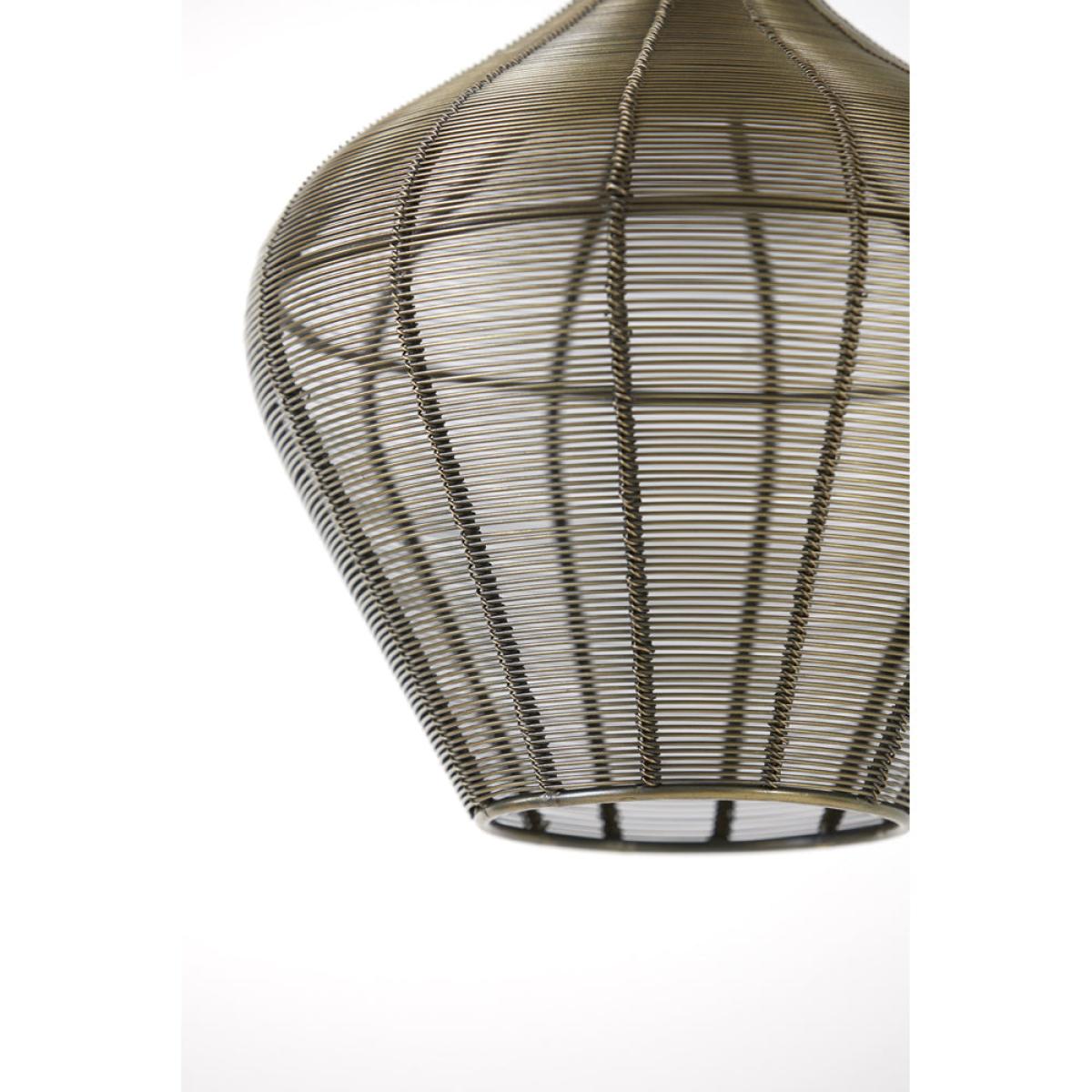 Light & Living Alvaro Pendant Antique Bronze - Discontinued / Large – image 12