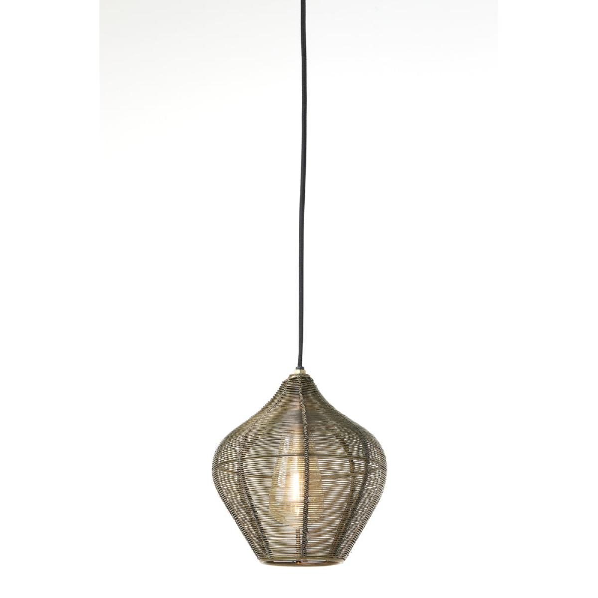 Light & Living Alvaro Pendant Antique Bronze - Discontinued / Large – image 3