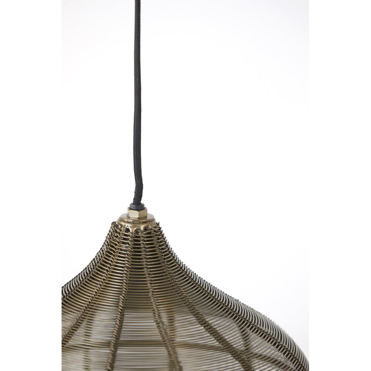 Light & Living Alvaro Pendant Antique Bronze - Discontinued / Large – image 4